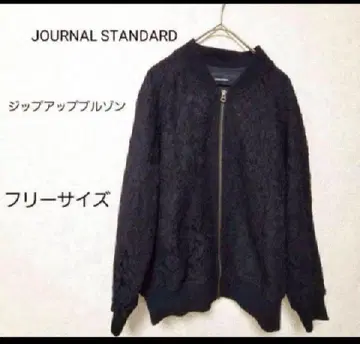 [ 새상품급 ] 저널 스탠다드 집업 블루종 프리 사이즈 블랙