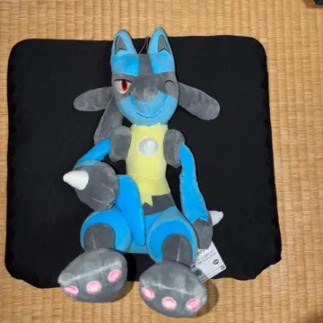 포켓몬스터 꼬리 봐봐! 빅 봉제 인형 루카리오 택 포함