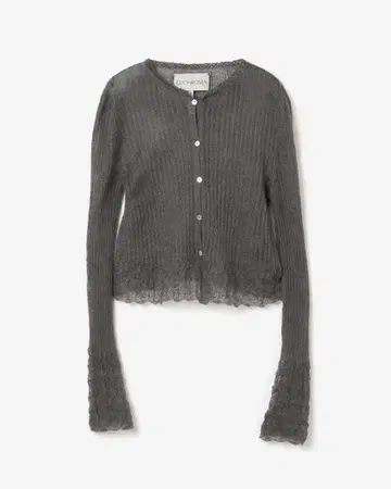 EUCHRONIA 그레이 긴팔 가디건