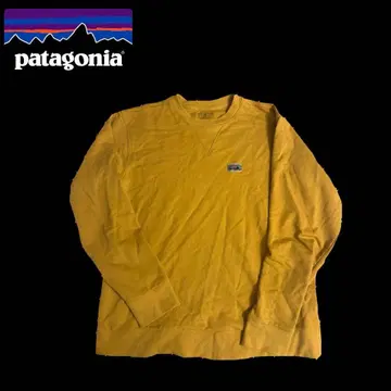 patagonia 데일리 크루넥 스웨트 셔츠 머스타드