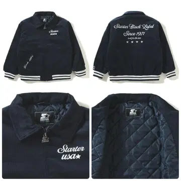 [ 미사용 ] STARTER 코듀로이 자켓 블루종