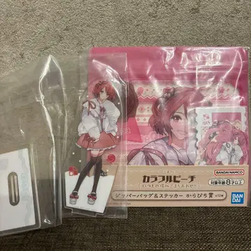 컬러풀 피치 노아님 아크릴 스탠드 지퍼 백 제일복권 노아 2점