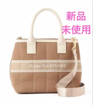 [ 새상품 ] JILL BY JILLSTUART 밴딩 토트백(소) 베이지