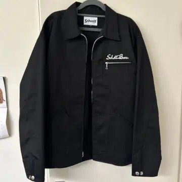 Schott 블랙 점퍼 XL