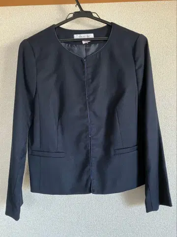 내추럴 뷰티 베이직 노카라 자켓