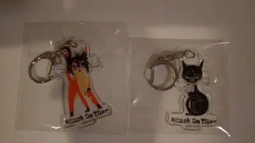 [진격의 거인] 블랙 고양이 디자인 아크릴 키링 1