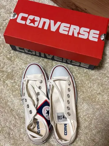 미사용 새상품 CONVERSE ALL STAR 스니커즈 화이트