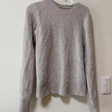 스픽 앤 스팬 라메 모헤어 니트 그레이