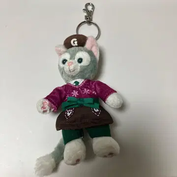 홍콩 디즈니랜드 젤라토니 봉제 인형 키체인 레어