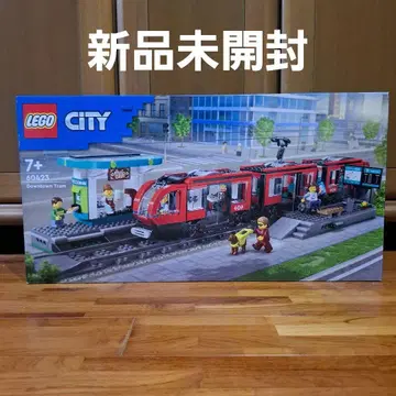 레고 시티 다운타운 노면전차와 정류장