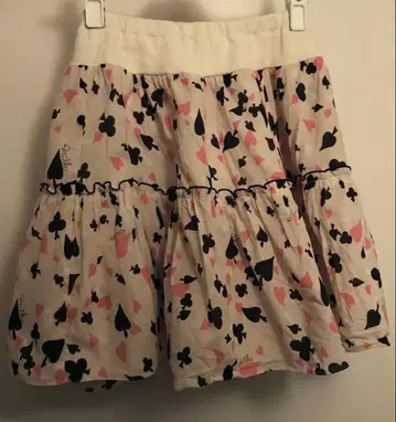 MILK 스커트 트럼프 무늬