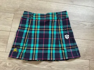 르꼬끄 스포르티브 골프 두꺼운 원단 여성용 체크 스커트 S