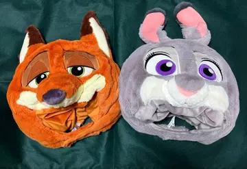 도쿄 디즈니 리조트 주토피아 닉 주디 팬캡 복슬복슬