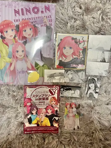 5등분의 신부 니노 색지 아크릴 스탠드 스탬프 랠리 아키하바라 아토레