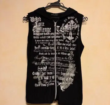 Y2K 그런지 스컬 크로스 헤이세이 갸루 광택 반팔 지퍼 후드티