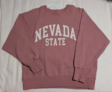 NEVADA 로고 맨투맨 트레이닝복 저널 스탠다드 리룸 핑크