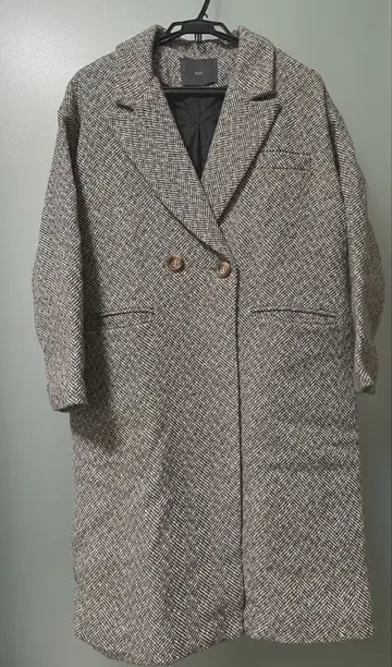 롱 코트 그레이 x 화이트