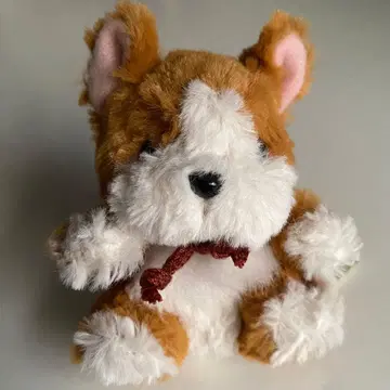 조이풀메이트 죽순 봉제 인형 마스코트 개 코기 레트로