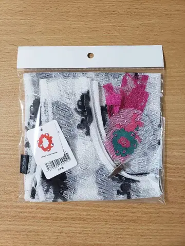 블랙 미야쿠미야쿠 레이스 에코백 오사카 엑스포