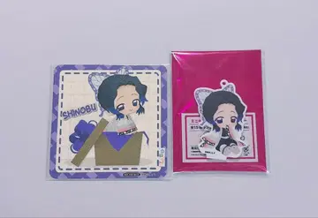 귀멸의 칼날 콜라보 카페 본포 LABO 아크릴 키링 코스터 코쵸우 시노부