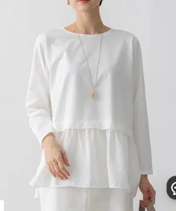 23구 시어 타프타 콤비 티셔츠 40