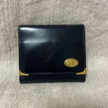 던힐 블랙 가죽 코인 케이스