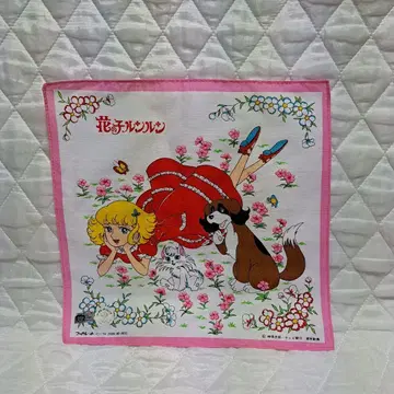 쇼와 레트로 꽃의 아이 룬룬 손수건