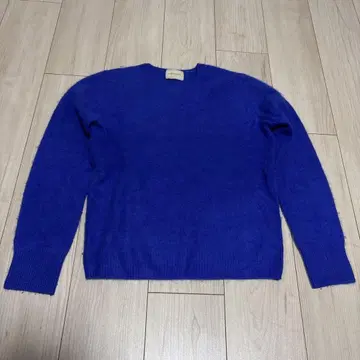 새상품급 유나이티드 애로우즈 니트 스웨터 캐시미어 라쿤 블루 경량