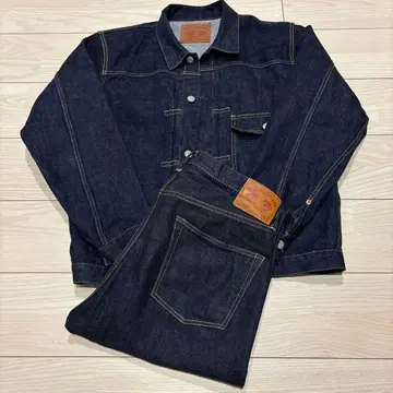 FULL COUNT 데님 자켓 청바지 세트