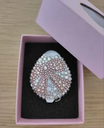 [ 미사용 새상품 ] 데코쁘띠 스와로브스키 수납식 넥스트랩 리본