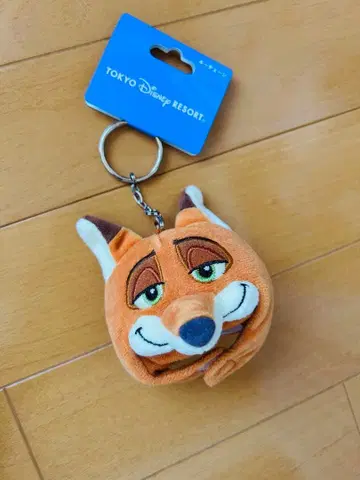 디즈니 주토피아 닉 팬캡 키링