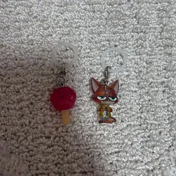 주토피아 메지루시 액세서리 닉 가챠가챠