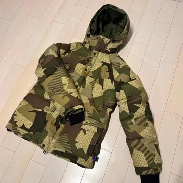 배송비 포함 펜필드 카모플라쥬 디지털 카모 다운 자켓 70/30 크로스