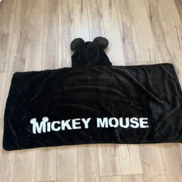 미키마우스 귀 달린 후드 담요