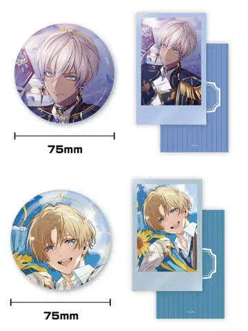 즉시 구매 가능 니지산지 이브라힘 엑스알비오 생일 캔뱃지 폴라로이드