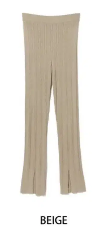 BEAMS HEART 시어 리브 니트 팬츠 미사용 새상품 정가 6380엔