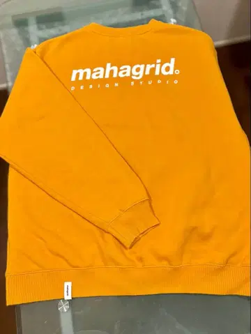 mahagird 디자인 스튜디오 트레이닝복 오렌지