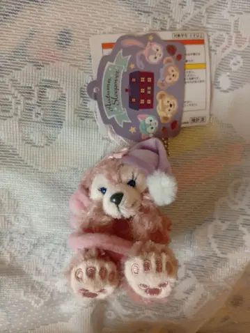 더피의 가을 쓰리 오버 봉제 인형 스트랩 셰리 메이 택 포함