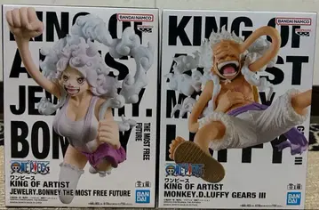 원피스 KING OF ARTIST 루피 보니 2체 세트