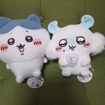 선착순 (치이카와) 하치와레 모몽가 봉제 인형 2개 세트