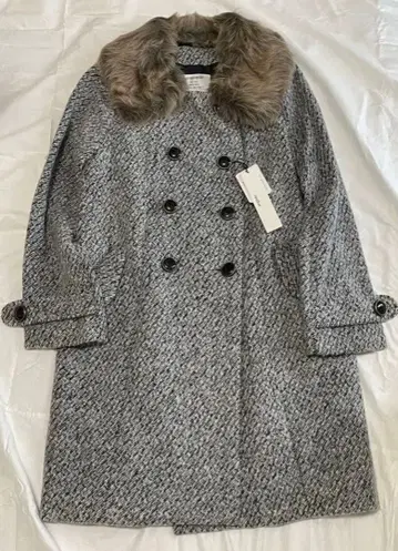 새상품 헤더 퍼 코트