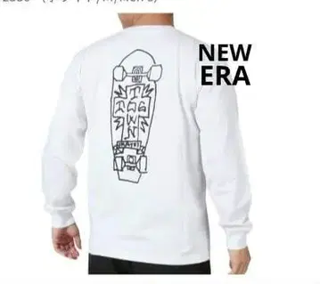 NEW ERA DOG TOWN 긴팔T셔츠 XL 사이즈 화이트