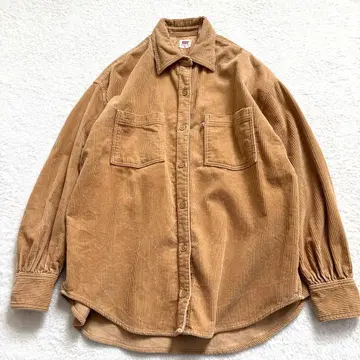 [새상품급] Levi's 코듀로이 셔츠 카멜 브라운 빅사이즈 넉넉하게