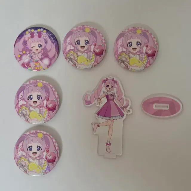 비밀의 아이프리 아오조라 히마리 소라 아크릴 스탠드 캔뱃지