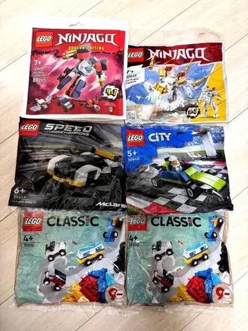 LEGO 정품 봉입품 5종 6품 세트 [ 상품 설명 필독 ]