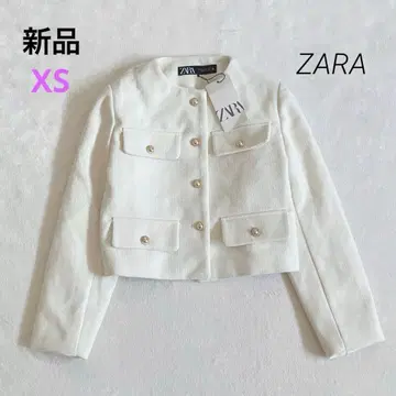 새상품 ZARA 자라 플랩 크롭 자켓 XS