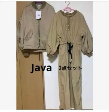 java 점퍼와 원피스 2개 세트
