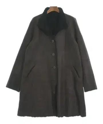 Haat 무스탕 코트 여성용