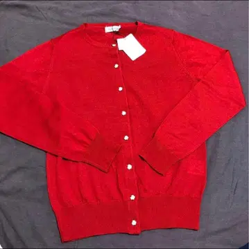 아나텔리어 레드 가디건 38