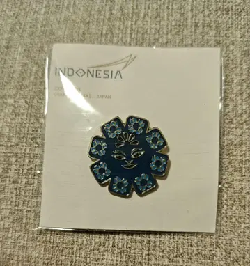 오사카 만국 박람회 인도네시아관 한정판 투움투움 핀 배지
